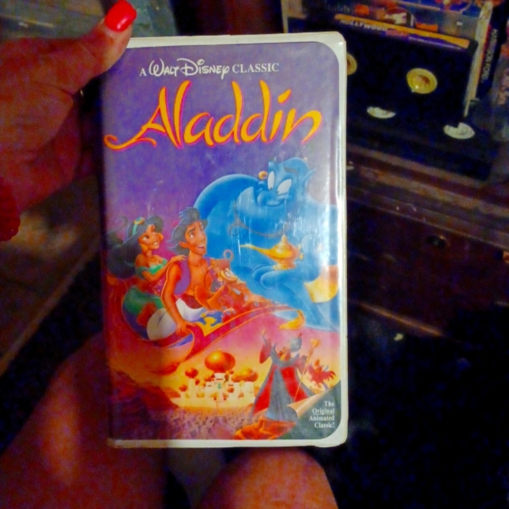 Vhs Aladdin disney black diamond edition